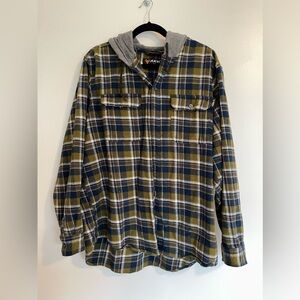 Hawx Work Gear Hooded Shirt